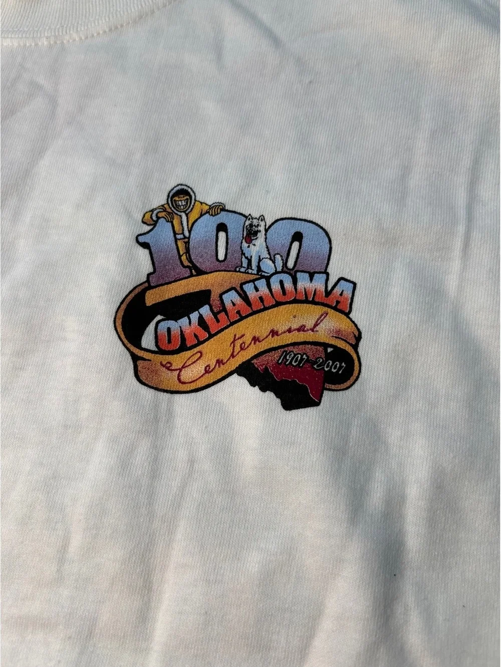 07 Eskimo Joe’s Oklahoma 100th Centennial Y2K Graphic Tee M